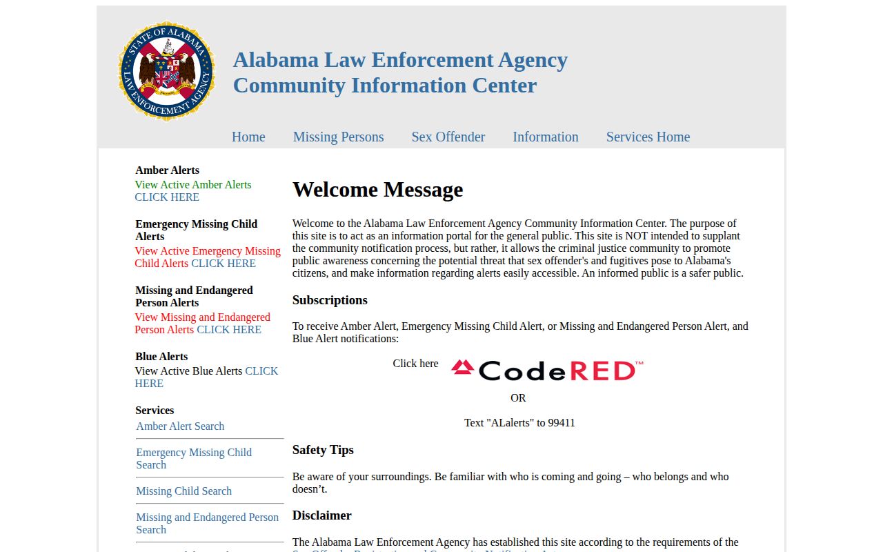 Winston County release mugshots ALEA registry photo channel